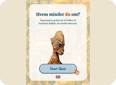 Ovartaci startskærm